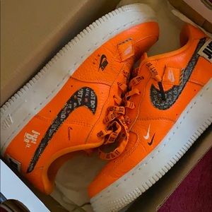 Orange Air Force Ones